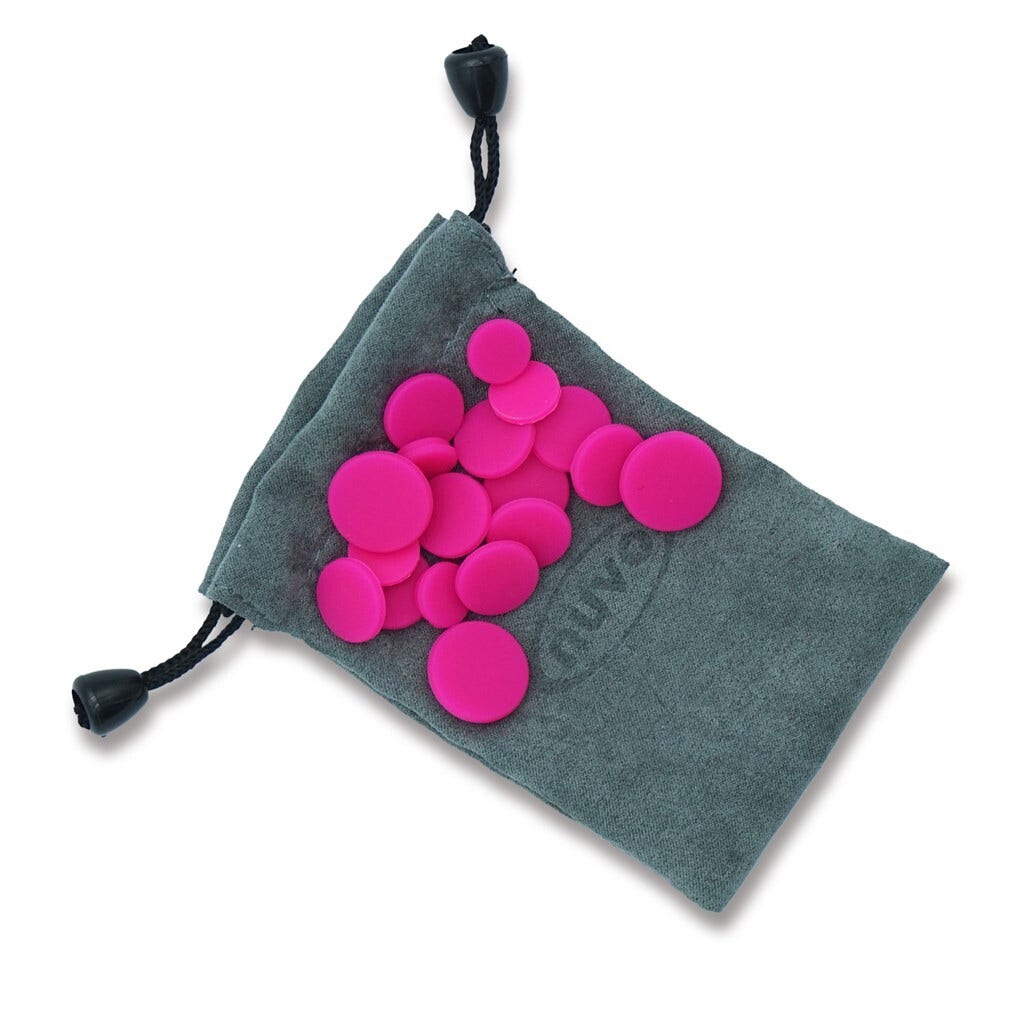 NUVO Coloured Key Caps Set – Pink | For jFlute & Student Flute - AAA Band Instrument Rentals