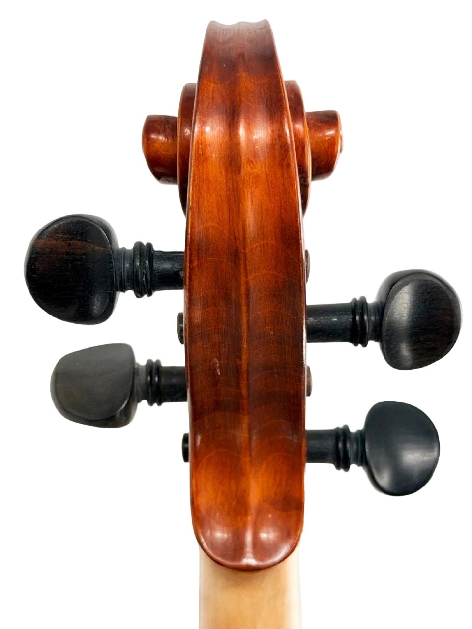 Octav Mures violin rear of scroll