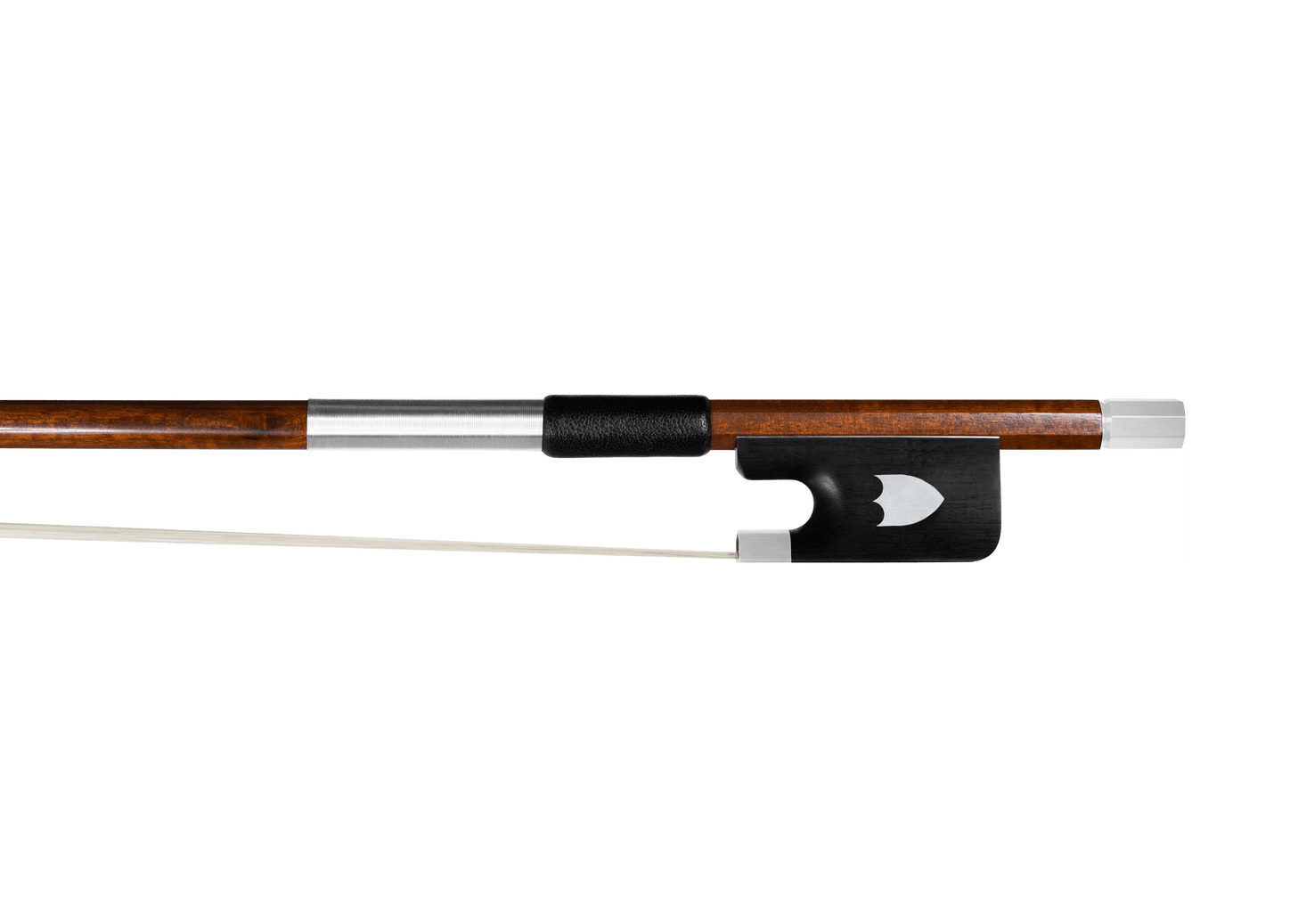 Pernambuco Bass Bow, Silver Mount