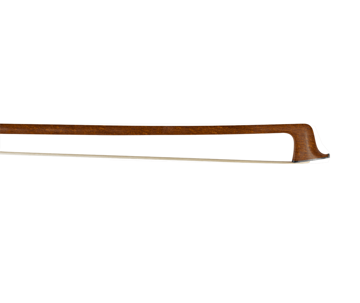 Pernambuco Viola Bow, Nickel Mount