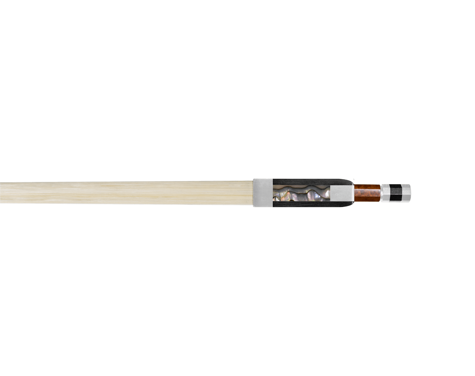 Pernambuco Viola Bow, Silver Mount