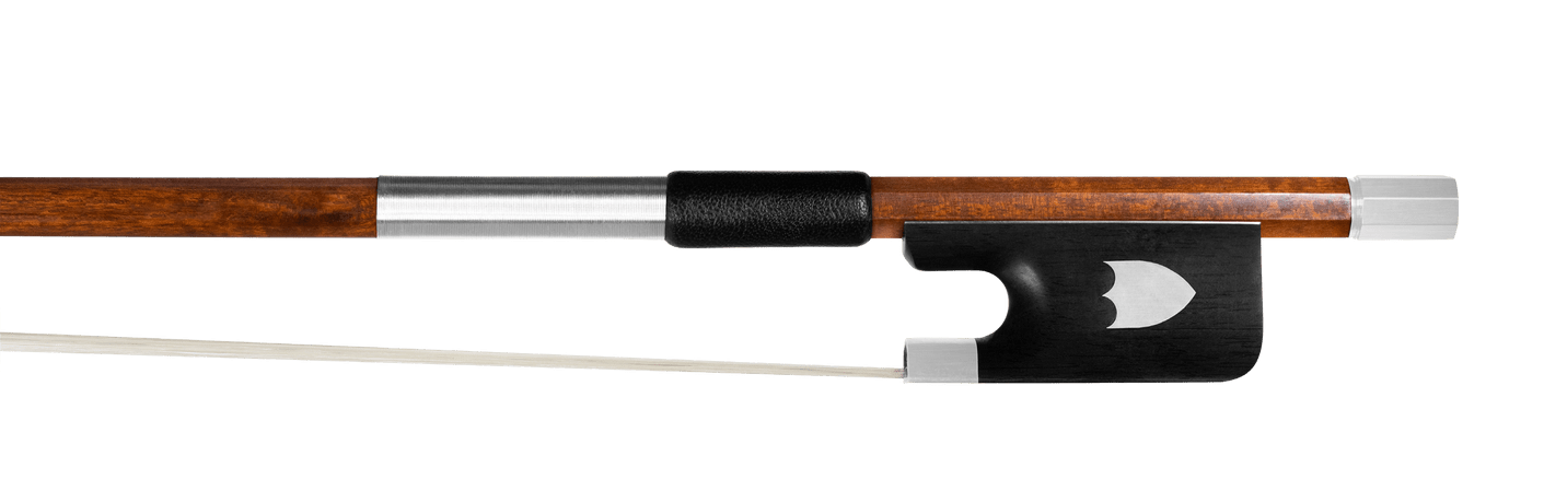 Pernambuco Viola Bow, Silver Mount