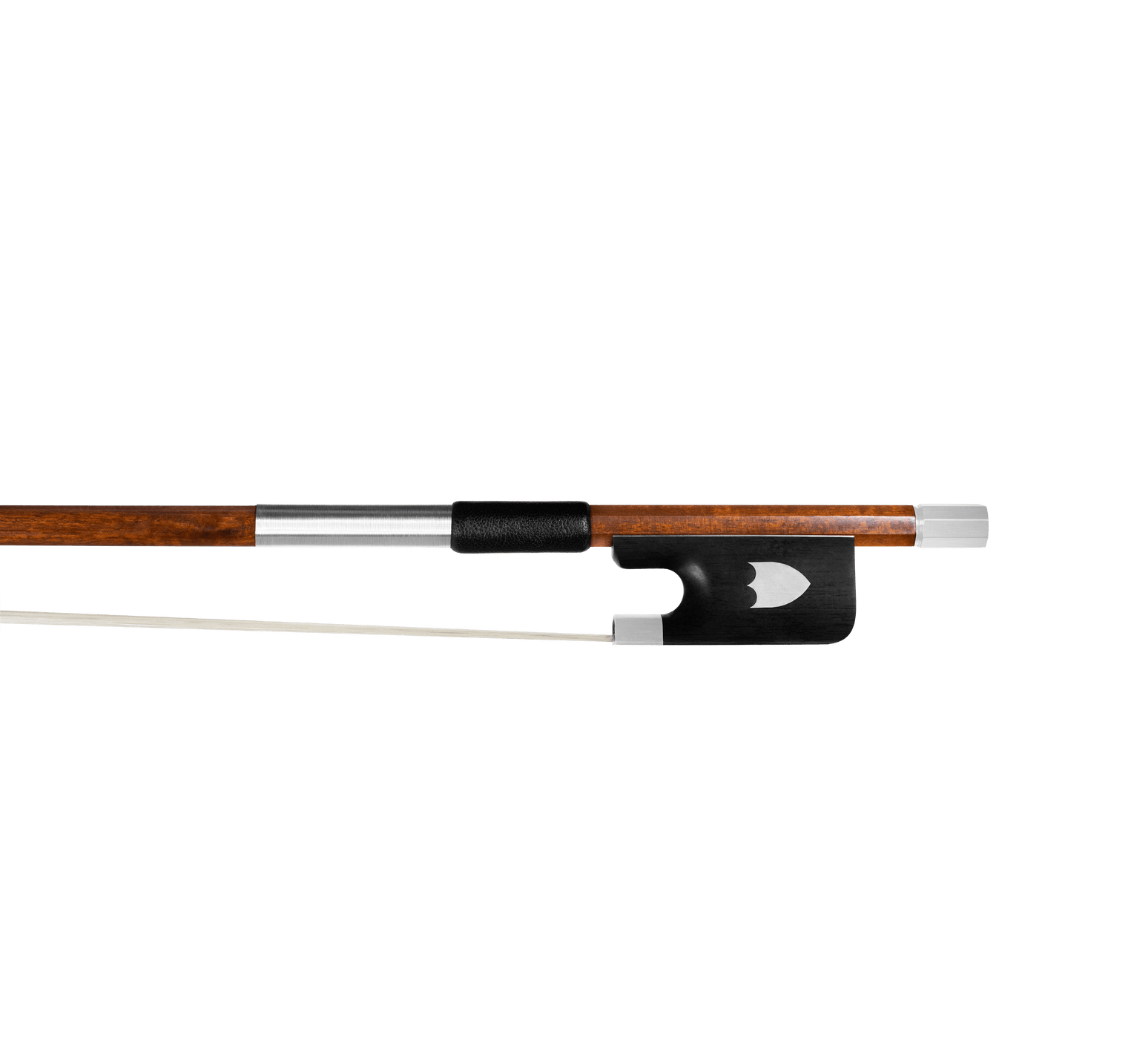 Pernambuco Viola Bow, Silver Mount