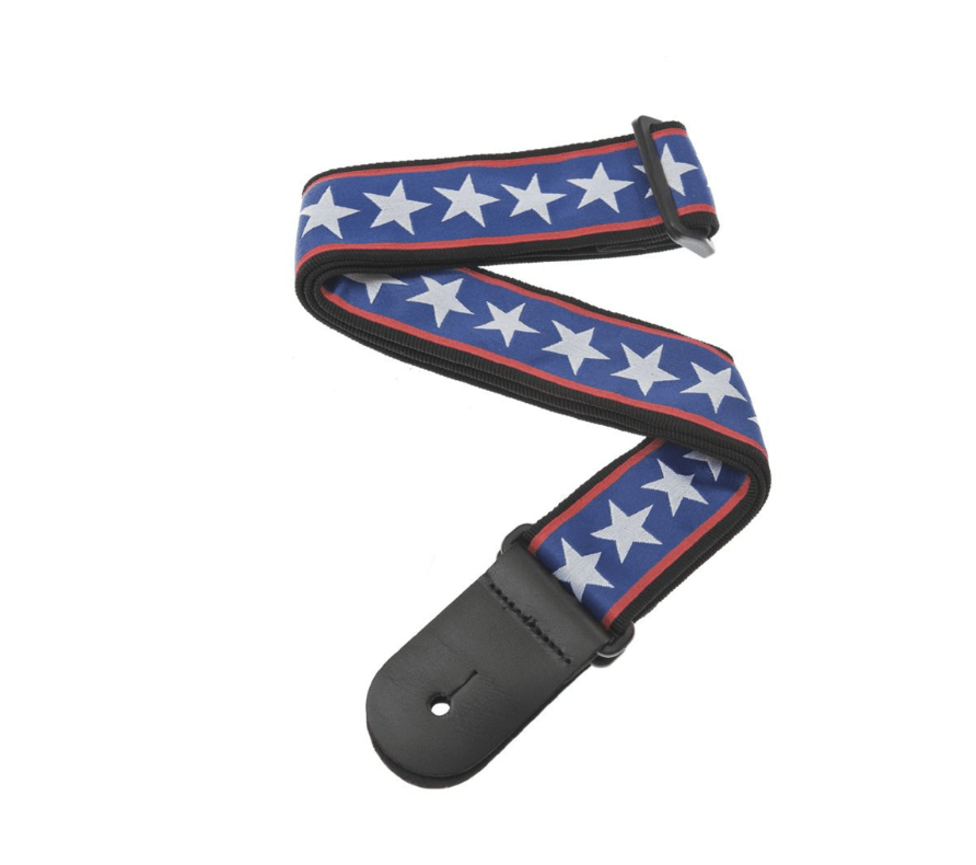 Planet Waves 50mm Stars and Stripes Guitar Strap - AAA Band Instrument Rentals