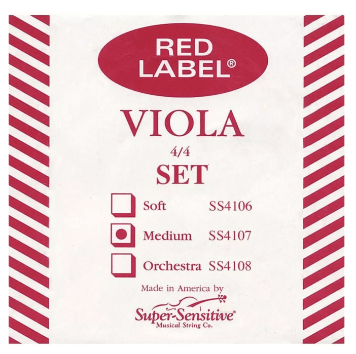 Red Label 14" Viola String Set - AAA Band Instrument Rentals