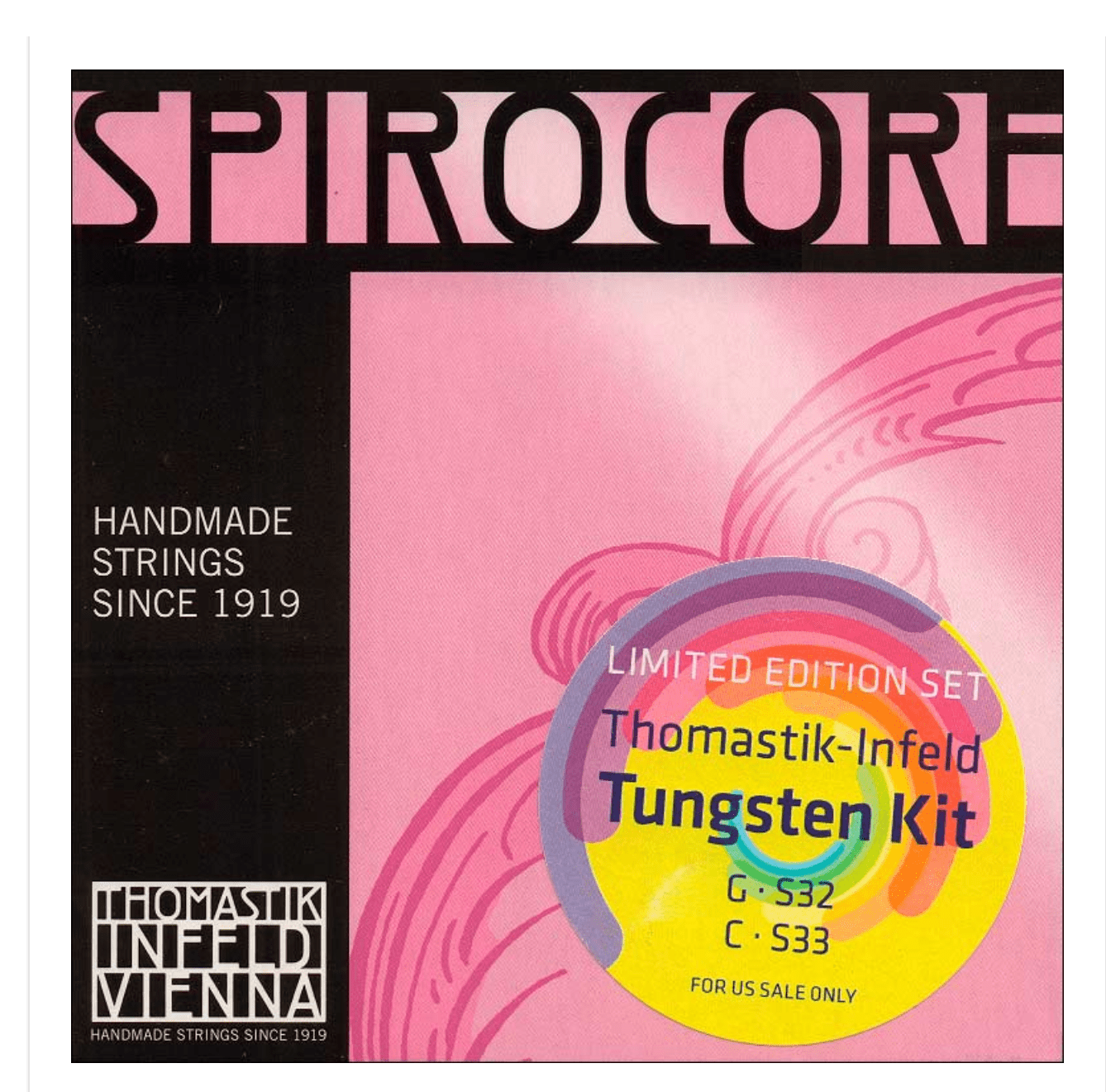 Spirocore S3233 Cello Tungsten G & C String Set