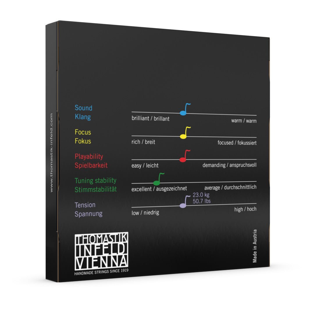 Vision Titanium Solo Violin Strings - Set - Med., removable ball