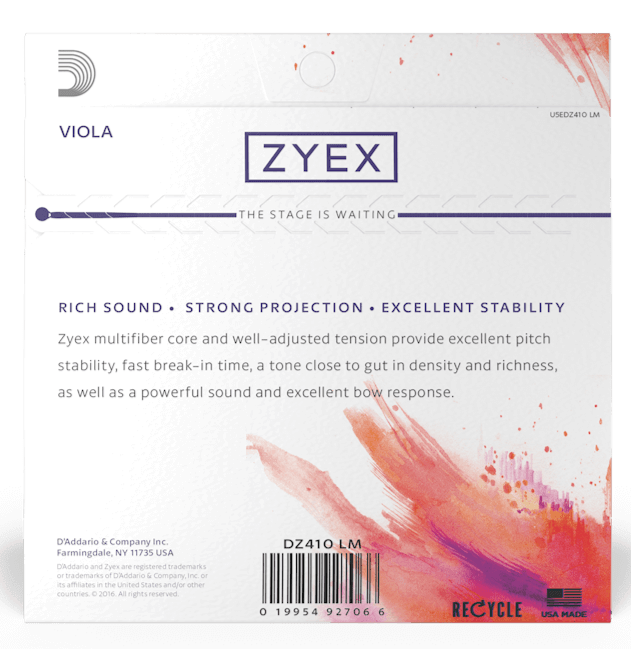 Zyex Viola Strings Set - MediumTension